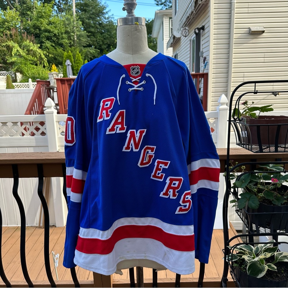 Men's New York Rangers Blue Jersey Tikkanen #10 Reebok XL